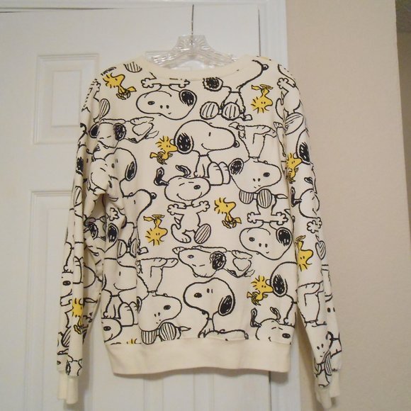 Peanuts Snoopy & Woodstock Sweatshirt (Bust 20-1/2") - Picture 5 of 5
